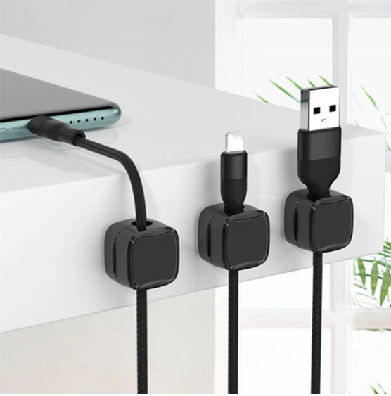 Multi Purpose Table Clip - Magnet Cable Organizer