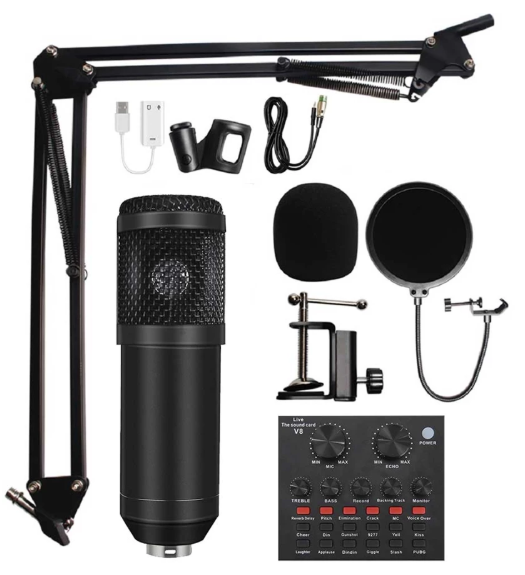 Proocam Microphone Video Recording Livestream Stand USB Computer Phone PC Laptop BM880 C